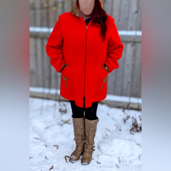 Vintage warm Northern Parka inspired by Indigenous Native American Design - Picture 1 of 8